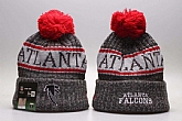 Falcons Gray 2018 NFL Sideline Cold Weather Sport Knit Hat,baseball caps,new era cap wholesale,wholesale hats